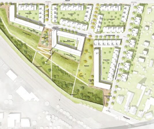Vion-Gelände wird Quartier Oststadtbogen: Grünes Vorzeigequartier kommt zurück Grünes Vorzeigequartier kommt zurück: Auf dem Ex-Vion-Areal sind 350 bis 400 Wohnungen, Park, Kita und Solarenergie geplant