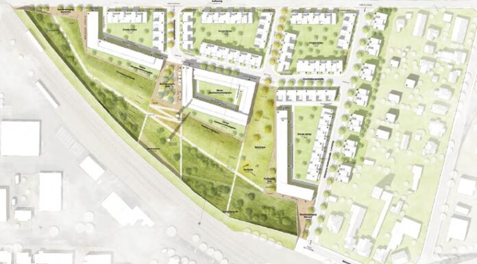 Vion-Gelände wird Quartier Oststadtbogen: Grünes Vorzeigequartier kommt zurück Grünes Vorzeigequartier kommt zurück: Auf dem Ex-Vion-Areal sind 350 bis 400 Wohnungen, Park, Kita und Solarenergie geplant
