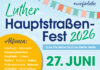 Hauptstraßenfest in Luthe kehrt 2026 zurück Hauptstraßenfest in Luthe kehrt am Samstag, 27. Juni 2026, zurück. Rund 15 Vereine gestalten das Programm im Ort gemeinsam