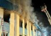 Großbrand auf ehemaligem Vion-Gelände in Wunstorf Großbrand auf Vion-Gelände in Wunstorf: Seit der Nacht brennt am Luther Weg eine Lagerhalle. 280 Feuerwehrleute sind im Einsatz