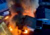 Großbrand auf ehemaligem Vion-Gelände in Wunstorf Großbrand auf Vion-Gelände in Wunstorf: Rund 300 Einsatzkräfte kämpften fast 19 Stunden gegen das Feuer auf dem früheren Areal