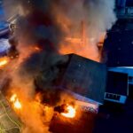 Großbrand auf ehemaligem Vion-Gelände in Wunstorf Großbrand auf Vion-Gelände in Wunstorf: Rund 300 Einsatzkräfte kämpften fast 19 Stunden gegen das Feuer auf dem früheren Areal
