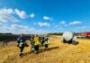Flächenbrand zwischen Kolenfeld und Wunstorf an der L 392 gestoppt Am Samstagnachmittag stoppte die Stadtfeuerwehr Wunstorf an der L 392 zwischen Kolenfeld und Wunstorf einen Flächenbrand, Landwirte unterstützen